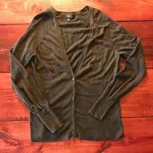 Brown long sleeve cardigan